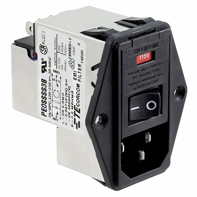 9-6609928-8 TE Connectivity Corcom Filters  Moduli di ingresso alimentazione (PEM)